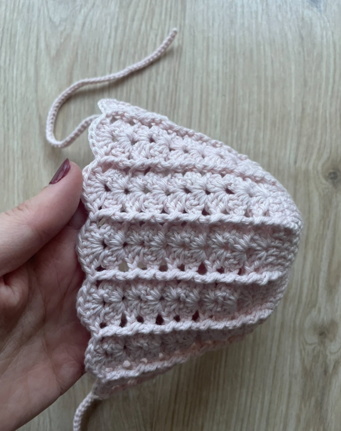 Capota hecha a mano
