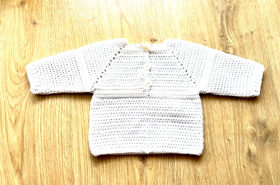 Jersey manga larga hecho a mano