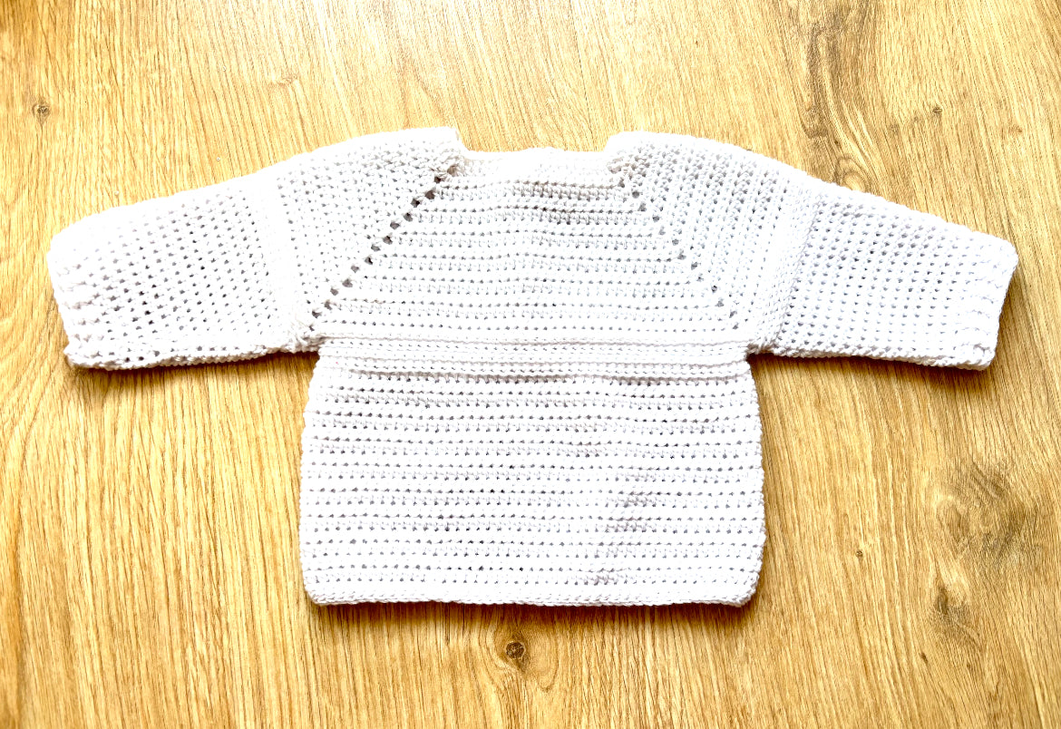 Jersey manga larga hecho a mano